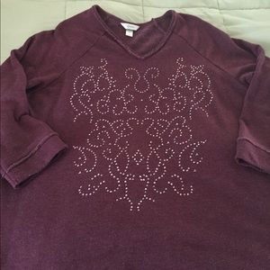 CJ Banks long sleeve sweater